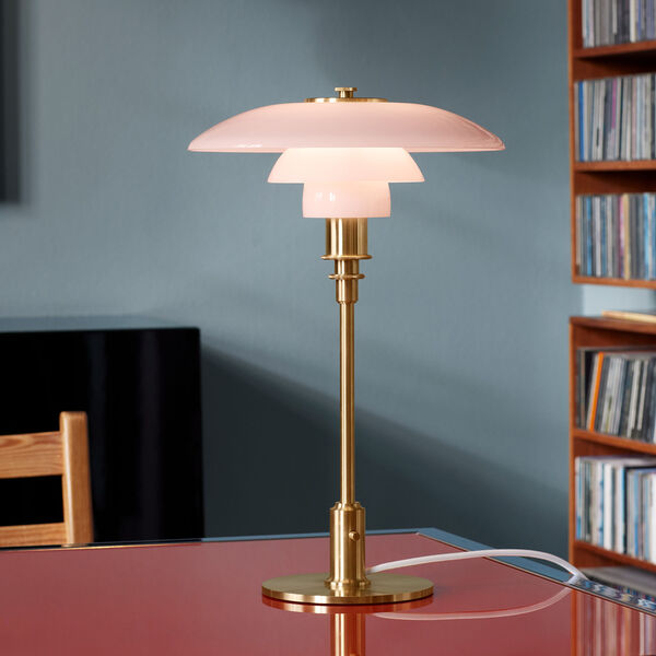 PH 3/2 Pale Rose Bordlampe, Louis Poulsen