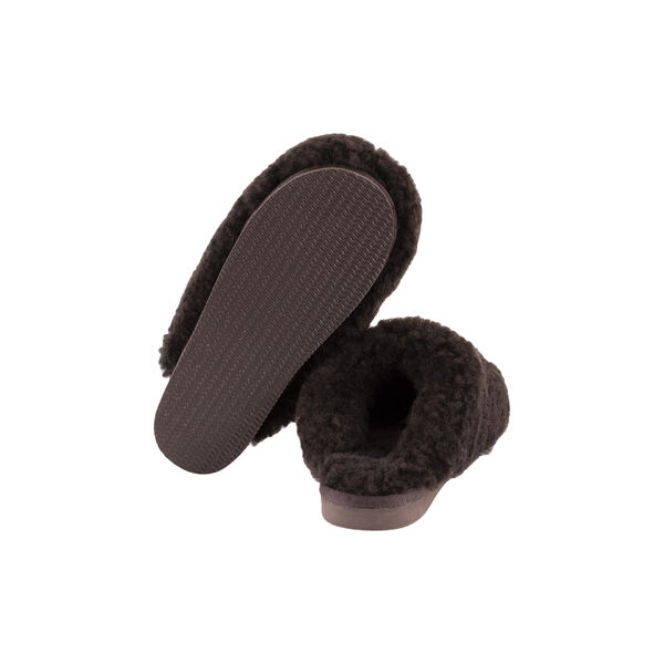 Jenny tøfler, dark brown, Shepherd of Sweden