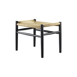 J83 skammel, sort/natur, FDB M&oslash;bler