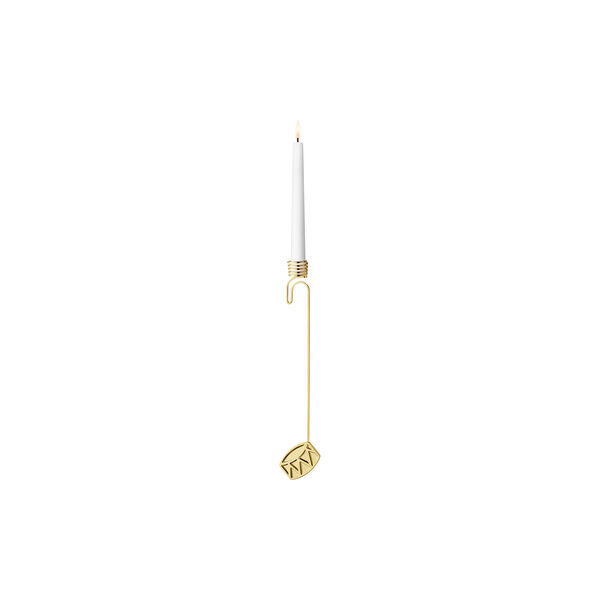 2026 Julelysestake Tromme, gull, Georg Jensen