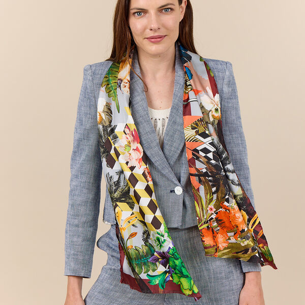 DECOUPAGE skjerf DECOUPAGE skjerf, Bella Ballou