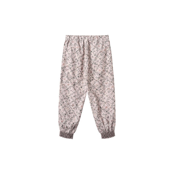 Trousers Lined Sara, 9559 lilac checked flowers, Wheat