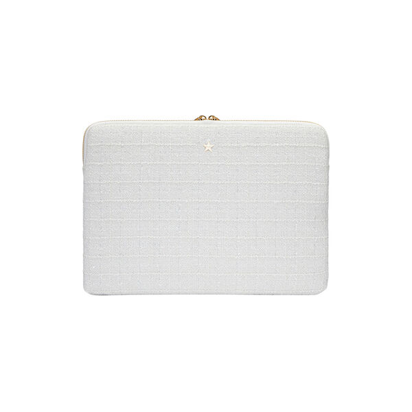 Tweed Mac Cover, off white, DARK department