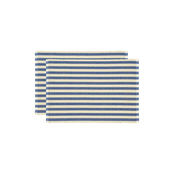 Statement Stripe dekkebrikke, blue, Södahl