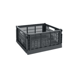 HAY Colour Crate Large Square, charcoal, HAY