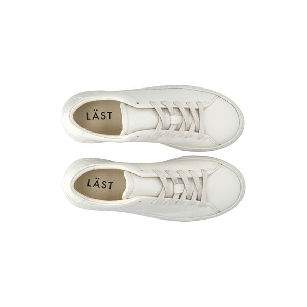 Erin støvel - Grained Leather, off white, LÄST