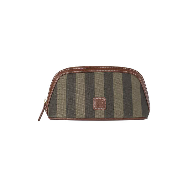 Cosmetic Pouch Small, green stripe, CAMILLA PIHL