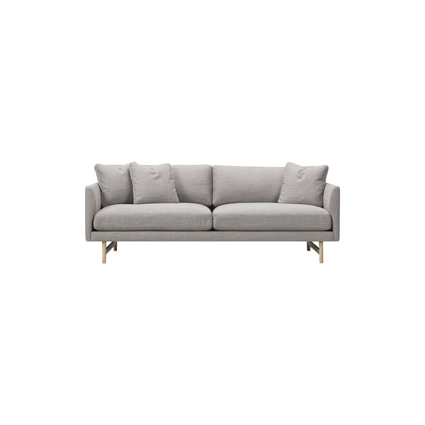 Calmo 2-seter sofa, beige/eik, Fredericia Furniture