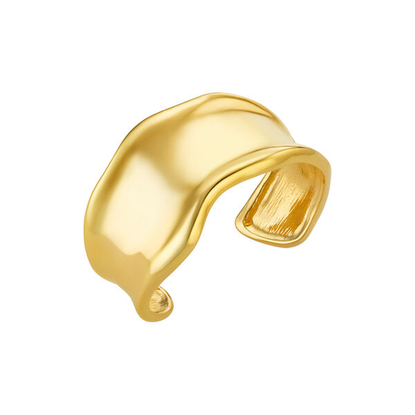 Statement Molten Metal Cuff, pale gold, Orelia