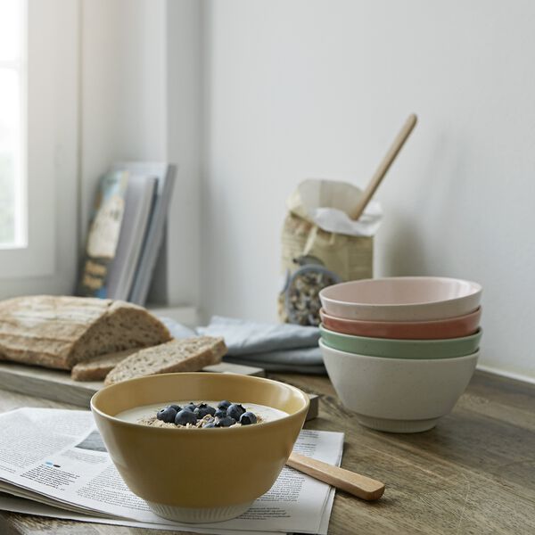 Colorit sk&aring;l &Oslash; 14 cm, rose, Knabstrup Keramik