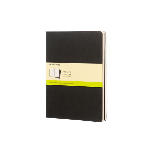Cahier Journal blanke sider, 3 stk, Moleskine