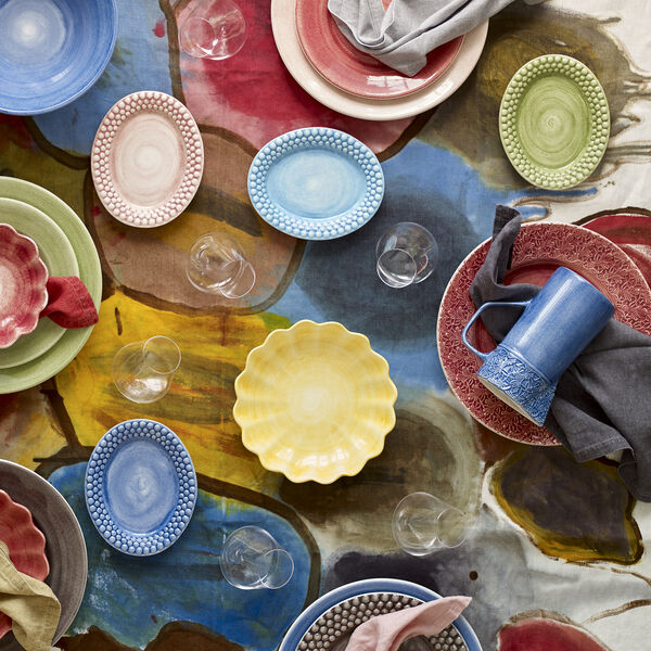 Bubbles tallerken 20x16 cm, green, Mateus