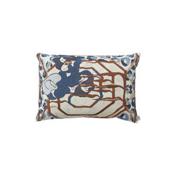 Frida flora pute 40x60, rust/blue, Kitty Sablu
