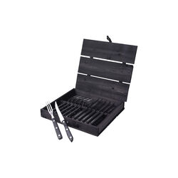 Old Farmer Classic biff/grillbestikk, stål/sort, Gense