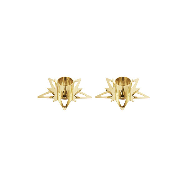 Classic Christmas stjerne lysestake, 2 stk, Georg Jensen