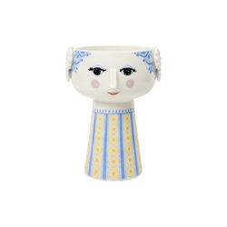 Eva vase 18,5 cm, blå, Bjørn Wiinblad