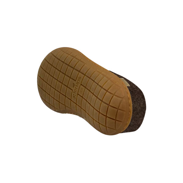 Filtsko med naturgummisåle, naturbrun, Glerups