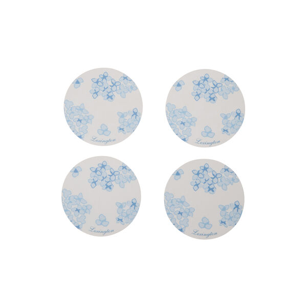 Laminated dobbeltsidig bordsk&aring;ner (sett med 4), blue/white, Lexington
