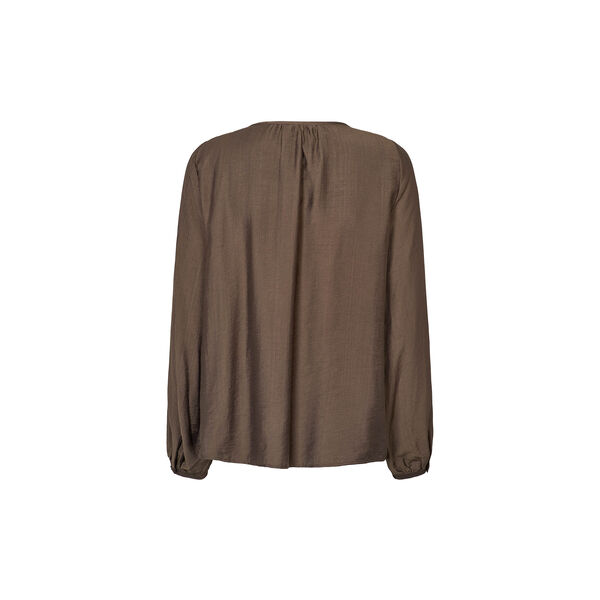 7639RDFAnais shirt, chocolat, RUE de FEMME