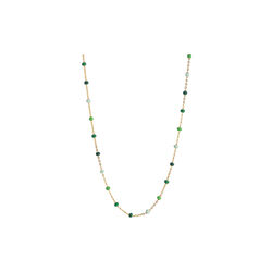 Lola halskjede, guld/spring, ENAMEL Copenhagen