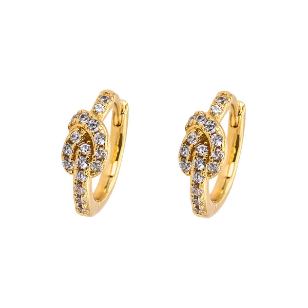 Emilia Knot &oslash;reringer, white, Emilia by Bon Dep