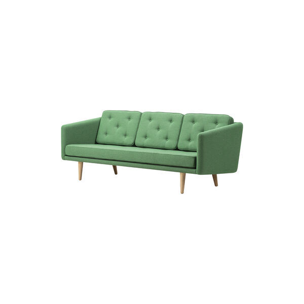 No. 1 2003 3-seter sofa, Re-wool 0967/oljet eik, Fredericia Furniture
