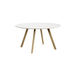 CPH25 spisebord, clear lacquer oak/white, HAY