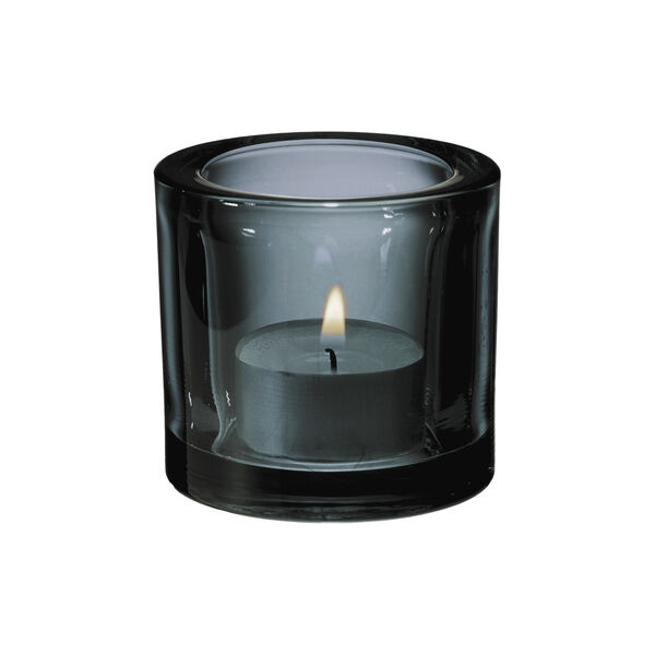 Kivi lyslykt, grå, Iittala