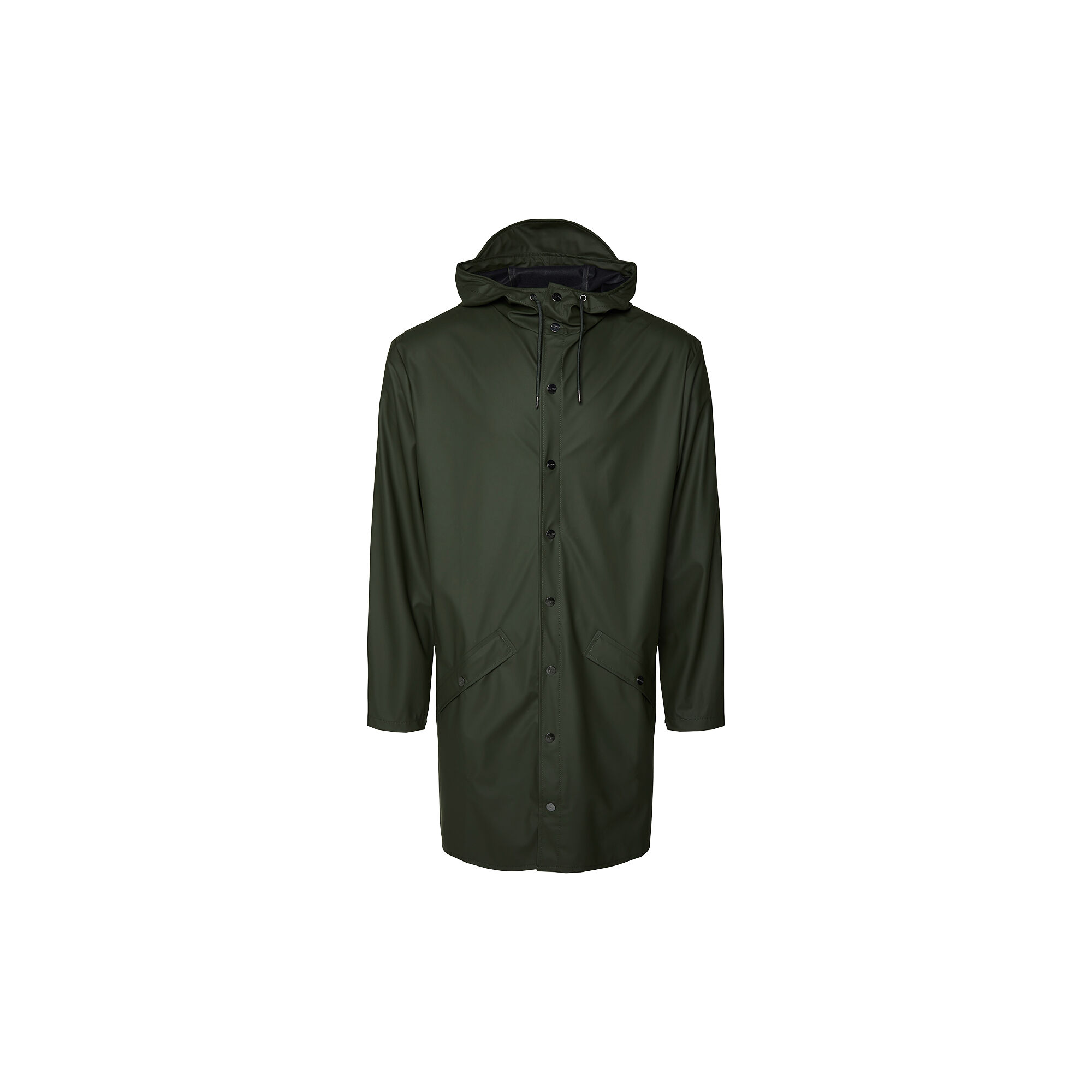Kjop Long Jacket regnjakke green fra Rains