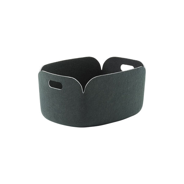 Restore Basket, dark green, Muuto