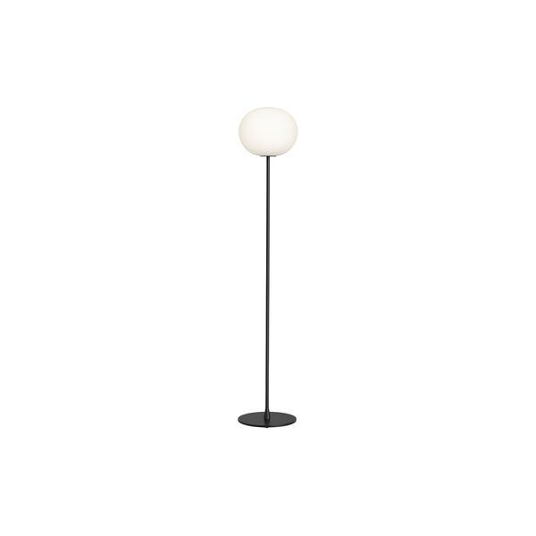 Glo-Ball F2 Floor Lamp, black/opal, Flos