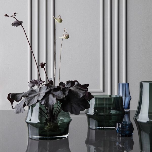 ARC vase, m&oslash;rk bl&aring;, Holmegaard