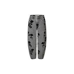 Lawrissa Denim Barrel Jeans, demin grey, Second Female