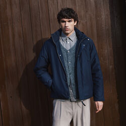 CFRAF Wool Fleece Gillet, mid grey melange, Casual Friday