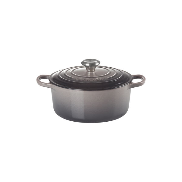 Signature rund gryte Ø 24 cm, flint, Le Creuset