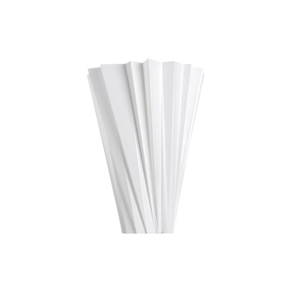 Shanghai vase, glossy white, Kartell