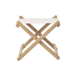 BM5768 Deck Stool, teak/beige, Carl Hansen & Søn