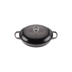 Signature st&oslash;pejern buffetgryte 30 cm, flint, Le Creuset