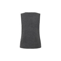 Auburns 3801 strikket vest, grå melange, Minimum