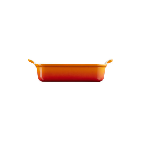 Heritage rektangulært fat 26 cm, volcanic, Le Creuset