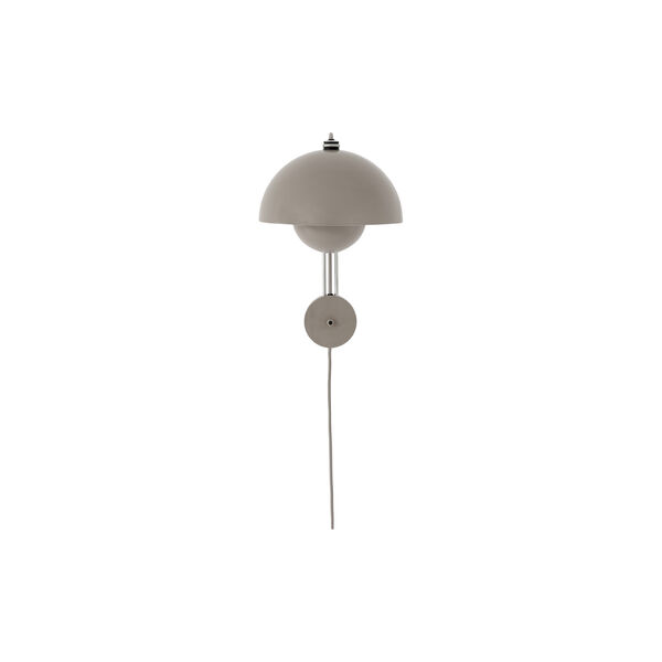 Flowerpot VP8 vegglampe, grey beige, &Tradition