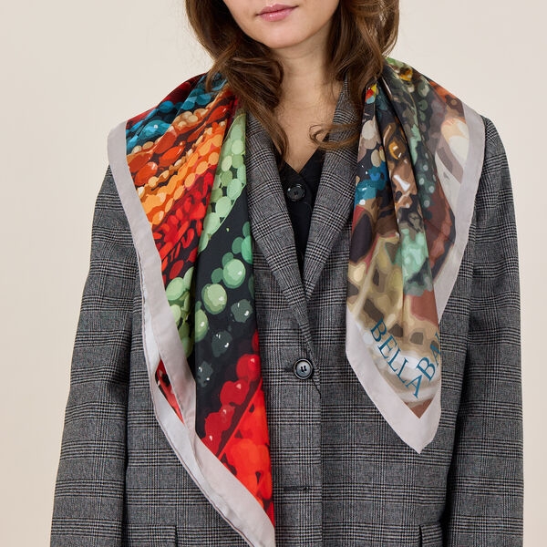 BEADS&nbsp;skjerf, red multi, Bella Ballou