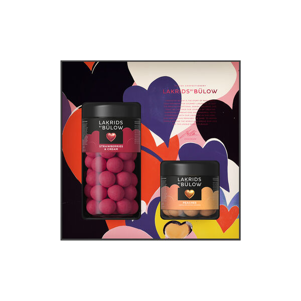 Black Box STRAWBERRY & CREAM & PEACHES, Lakrids by B&uuml;low