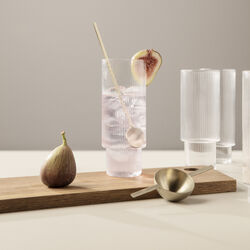 Ripple Long Drink glass 4 stk., klar, ferm LIVING
