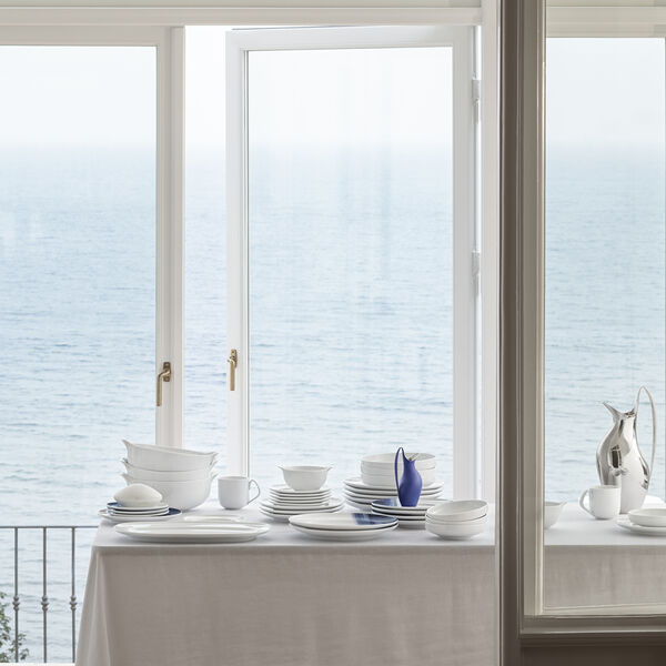 KOPPEL sidetallerken 16 cm, hvit, Georg Jensen