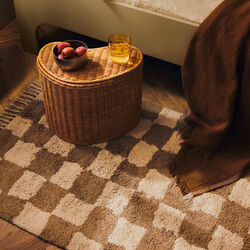 Mara vaskbart teppe, tan/warm sand, Ferm Living