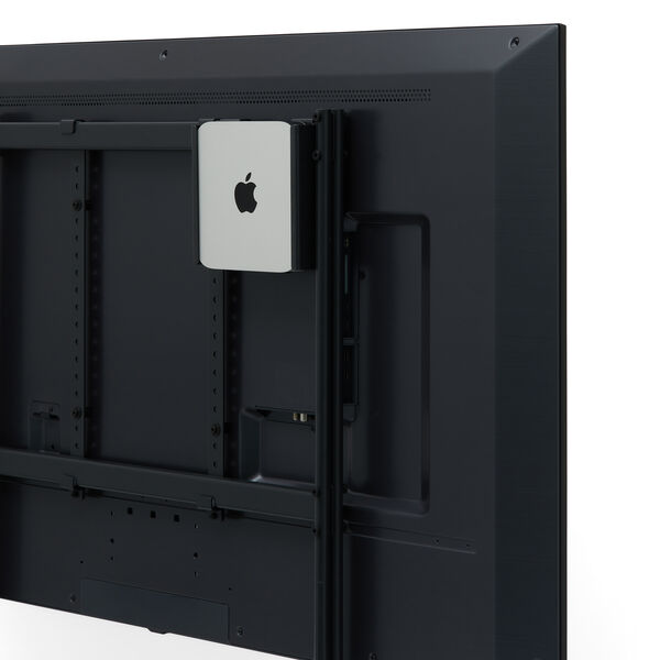 Mac Mini Mount, charcoal, Pedestal