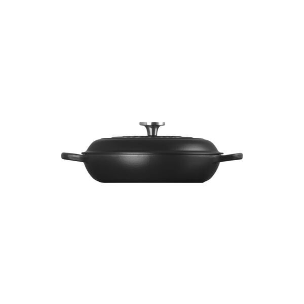 Signature st&oslash;pejern buffetgryte | 30 cm | Matte Black, Le Creuset