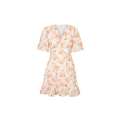 Celina Mini Dress, peony pop orange, Love Lolina