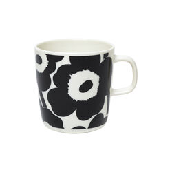Unikko krus, white/black, Marimekko